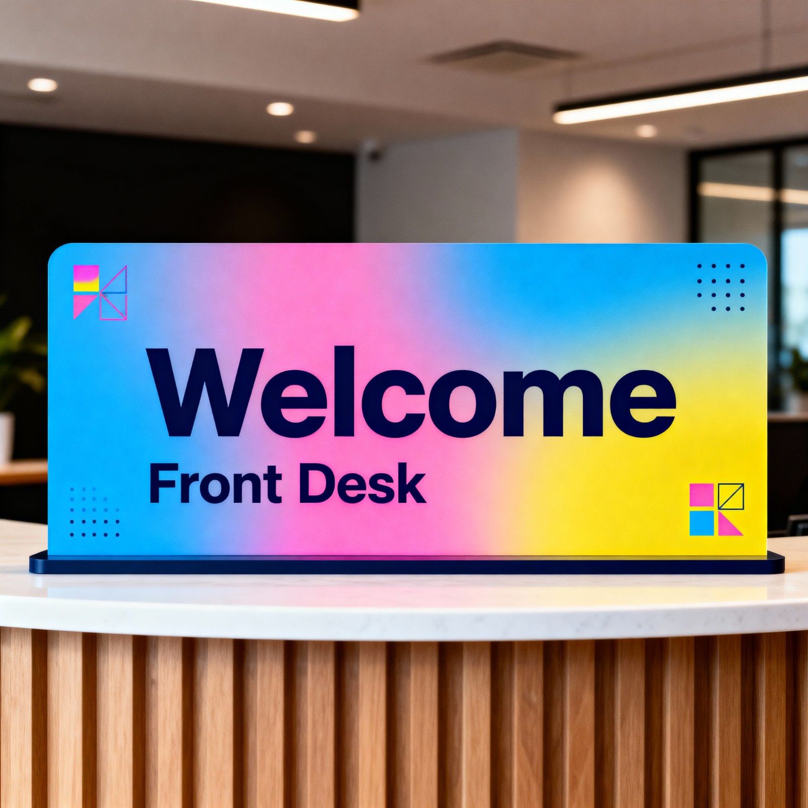 Reception Signage - Design 03